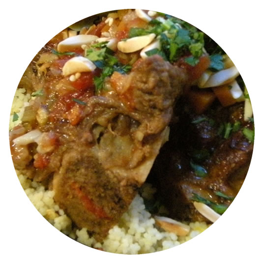 Braised Lamb Stew on Rice