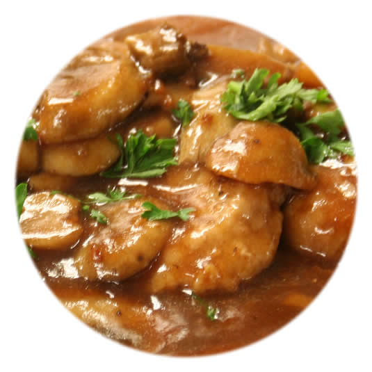 Marsala Veal - Scaloppine A la Marsala 